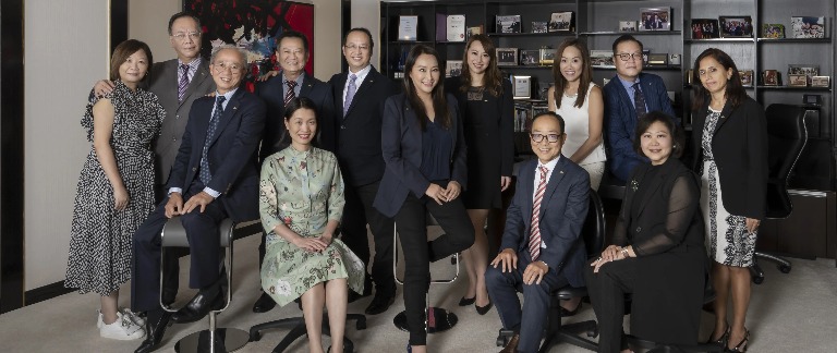 Dorsett Hospitality Interational's management team and Hong Kong general managers